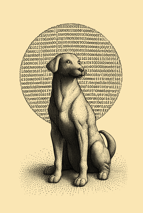 dog numerical sun  