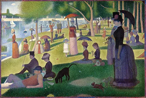 a sunday on la grande jatte (1884) georges seurat 