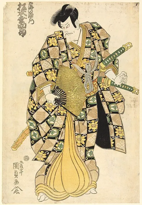 actor matsumoto kōshirō v as genkai no nadaemon (1815) japan utagawa kunisada 