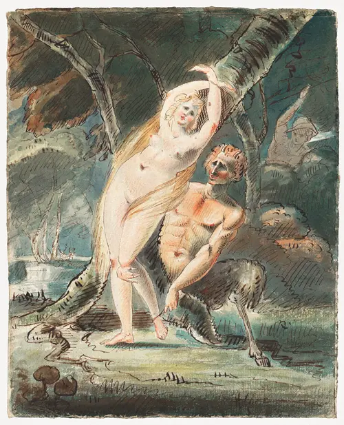 amymone with a lecherous satyr (1770 1780)  