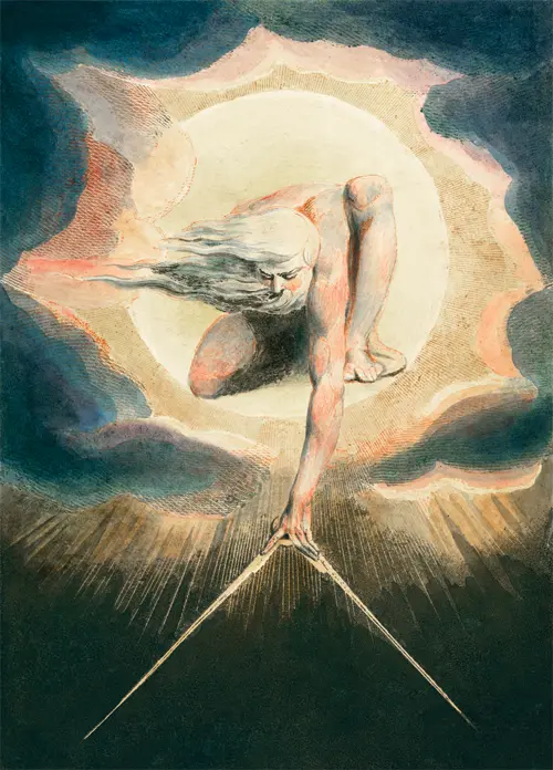 ancient of days (1794) illustration from europe a prophecy william blake 