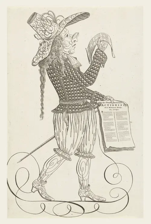 calligraphy of man with mock song (1720) anonymous  