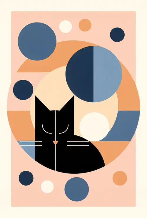 cat and dots no 03  