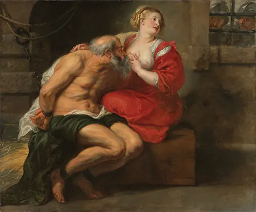 cimon and pero (1635) peter paul rubens 