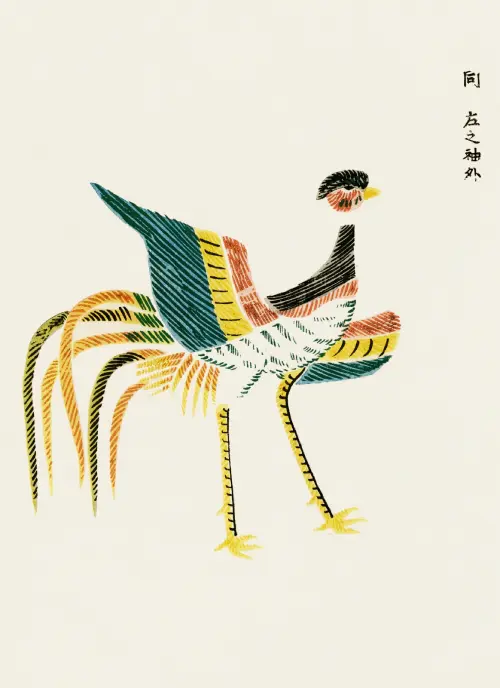 crane yatsuo no tsubaki (1860 1869) japan životinje taguchi tomoki 