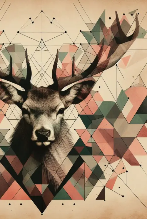 deer geometry no 20 životinje 