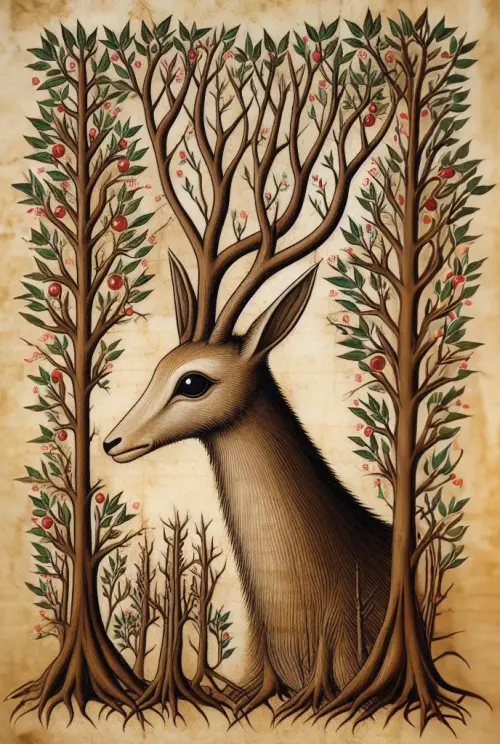 deer medieval no 02  