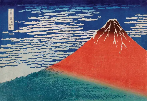 fine wind, clear morning (1832) japan katsushika hokusai 