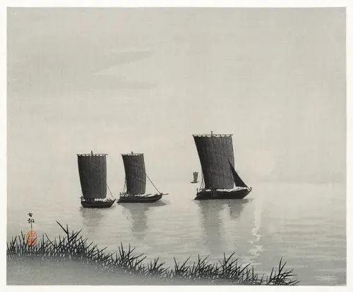 fishing boats (1900 1936) japan ohara koson 