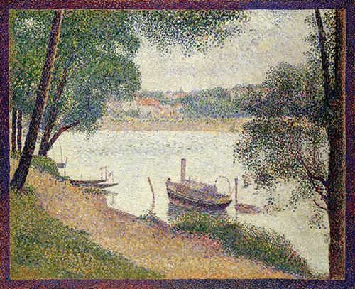 gray weather, grande jatte (1886 88) georges seurat 