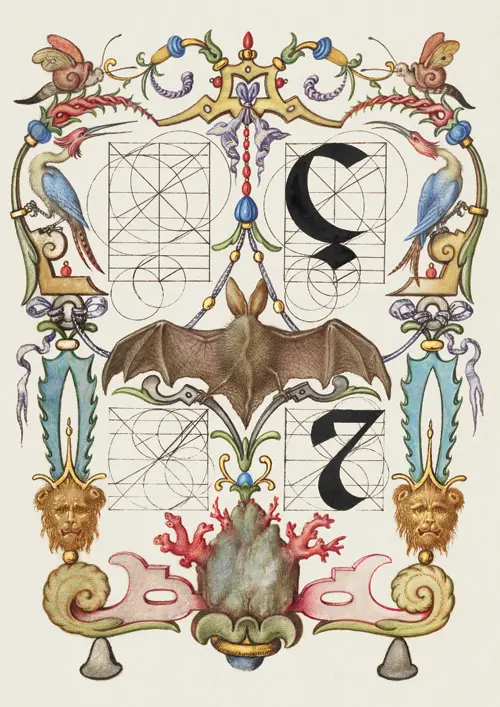 guide for constructing the letters ç and tironian et georg bocskay joris hoefnagel 