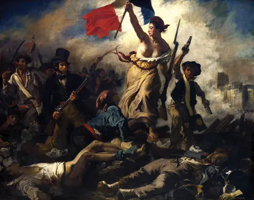 la liberté guidant le peuple (liberty leading the people) (1830) eugène delacroix 