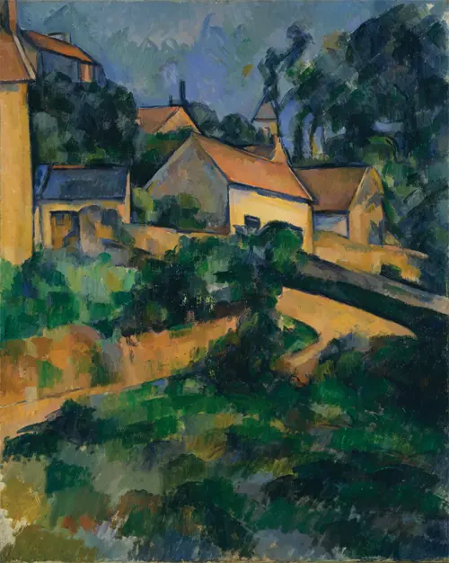 la route tournante à montgeroult (1898) paul cézanne 