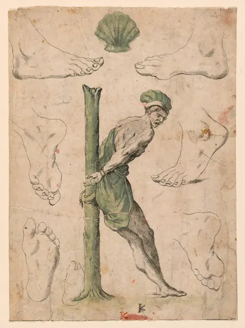 letter k alfabeto in sogno (dream alphabet) (1683) giuseppe maria mitelli 