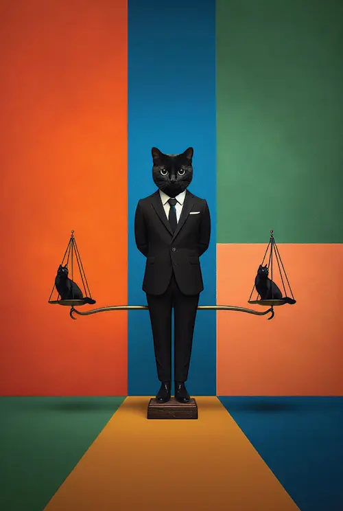 LIBRA CAT - POSTER | Dorijan Grej