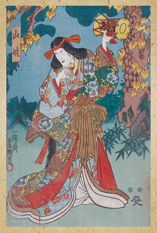 mountain witch (1848) japan utagawa kunisada 