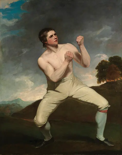 richard humphreys, the celebrated boxer who never was conquered (1788) john hoppner 