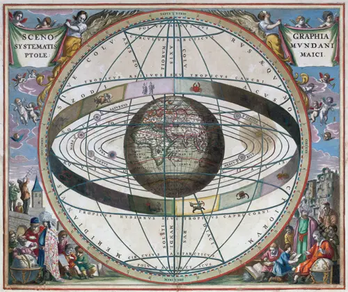 scenography of the ptolemaic cosmography (1660) jan van loon 