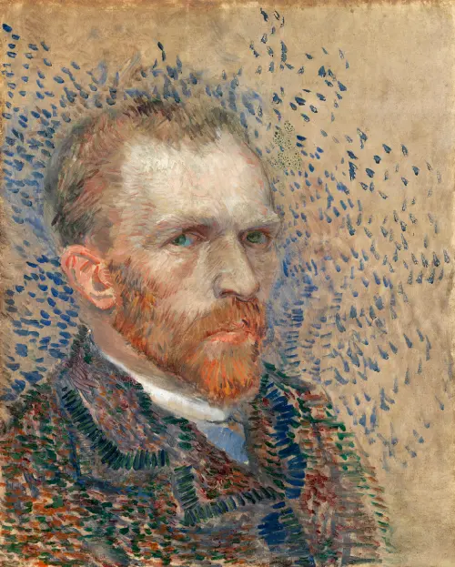 self portrait (1887) vinsent van gog 