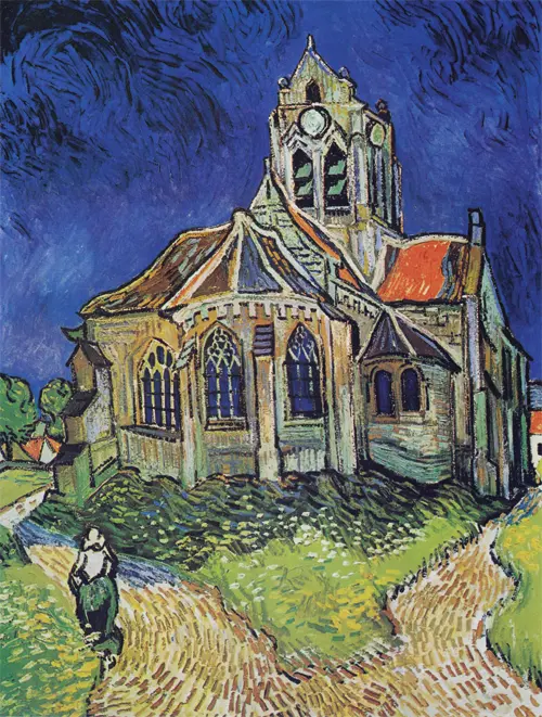 the church at auvers (1890) vinsent van gog 