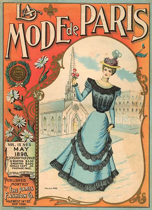 la mode de paris, may 1898, vol ix, no 5, figure 456  