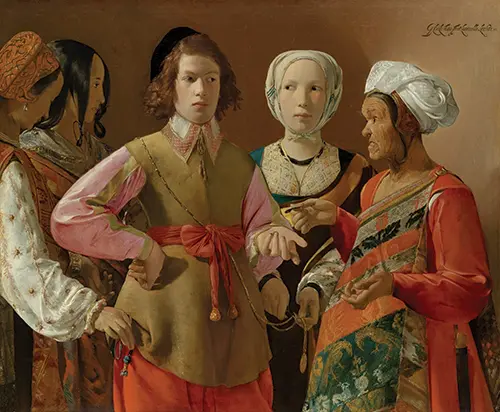 the fortune teller (1630s) georges de la tour 