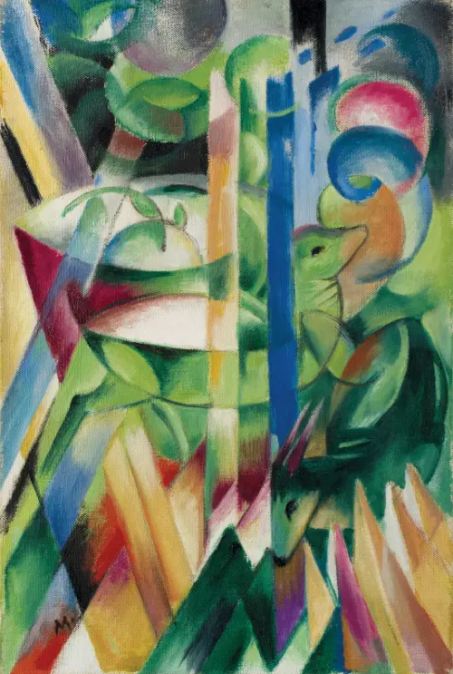 the little mountain goats franz marc 