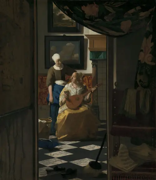 the love letter (1669 1670) johannes vermeer 