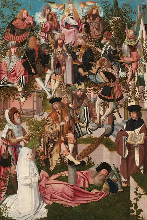 the tree of jesse (1500) geertgen tot sint jans 