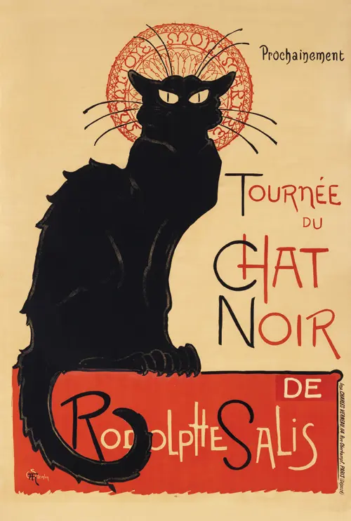 tournée du chat noir (1896) životinje théophile alexandre steinlen 