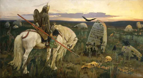 vitez na raskršc u (витязь на распутье) (1882) viktor vasnetsov 