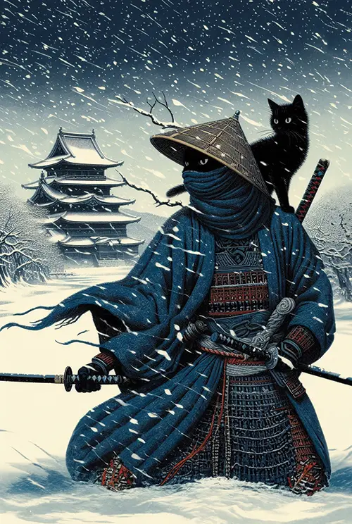 winter warrior životinje japan 