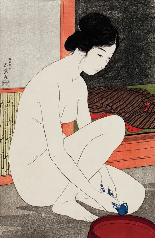 yokugo no onna (1915) japan portreti 
