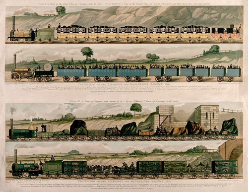 traveling on the liverpool and manchester railway 1831  