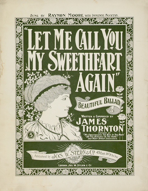 let me call you my sweetheart again (1896)  