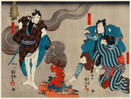 oyone magoshichi taheiji (1848 1854) utagawa kuniyoshi 