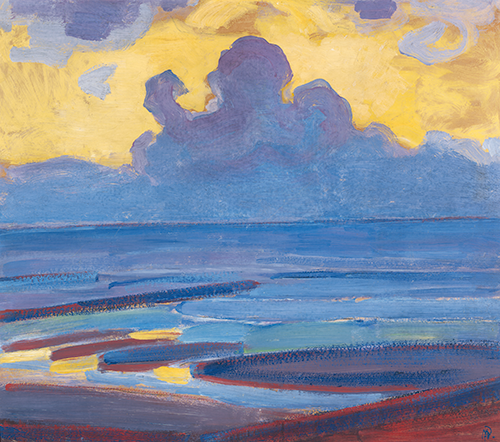 by the sea (1909) piet mondrian 