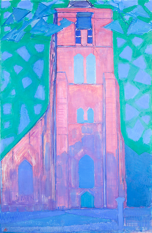 church tower at domburg (1911) piet mondrian 