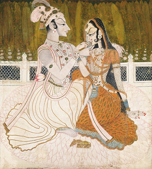 krishna and radha  