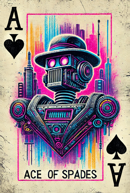 ace of spades robot  