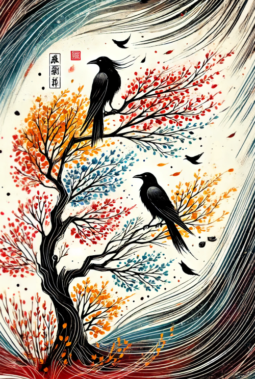 dve vrane i jesen  