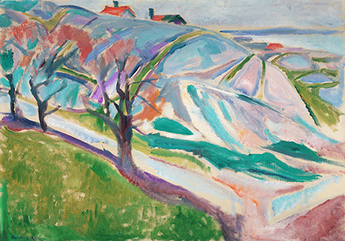 landscape of kragerø (1912) edvard munch 