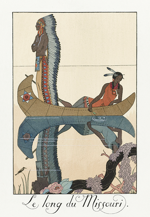 langs de missouri (1923) george barbier 