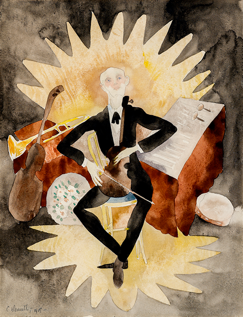 musician (1918) charles demuth 