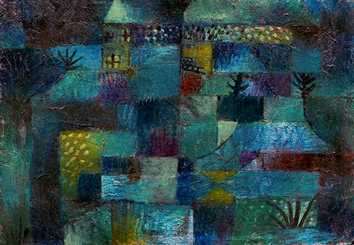 terraced garden (1920) paul klee 