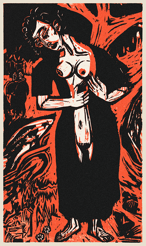 the suicide (1921) ernst ludwig kirchner 