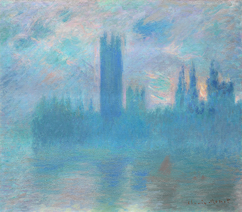 houses of parliament, london (1900 1901) claude monet 