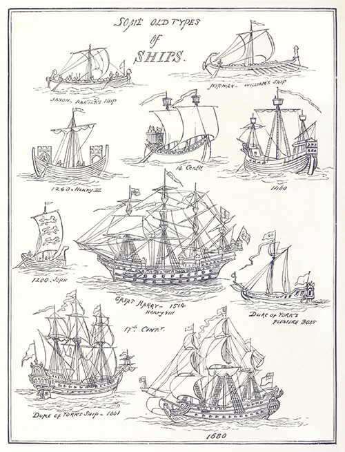 some old types of ships (1882) james macaulay 