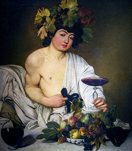 bacchus (1596) caravaggio 