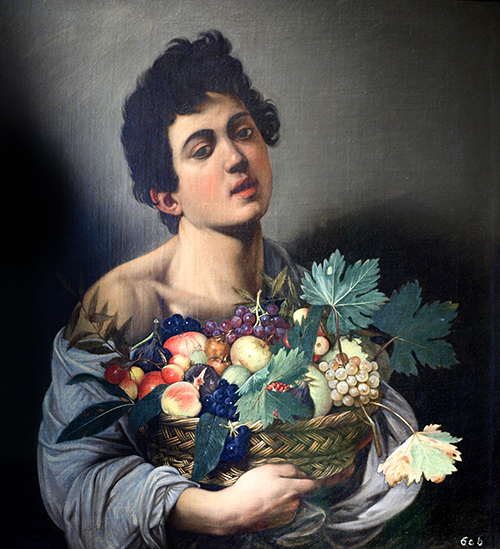 boy with a basket of fruit (1593) caravaggio 